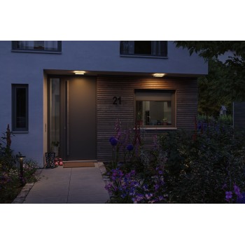 Sieninis šviestuvas Lamina Backlight 14W draugiškas vabzdžiams su judesio davikliu, kvadratinis b