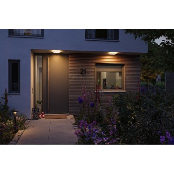 Sieninis šviestuvas Lamina Backlight 14W draugiškas vabzdžiams su judesio davikliu, kvadratinis b