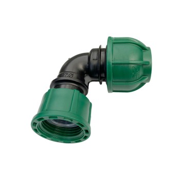 Kolektorinė alkūnė 32 x 1" vid.sr. su tarpine