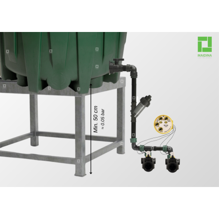 Gravitacinis laistymo rinkinys HERKULES - 2 sekcijos