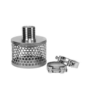 Įsiurbimo žarnos krepšelis 50 mm / 2" be atbulinio vožtuvo