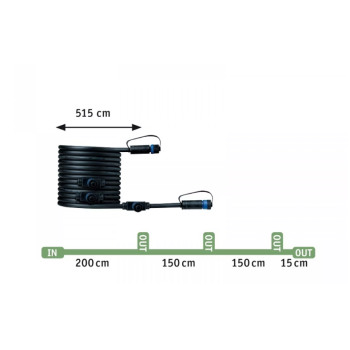 Plantini Plug & Shine komplektas su smeige 3x2.5W (3000K)