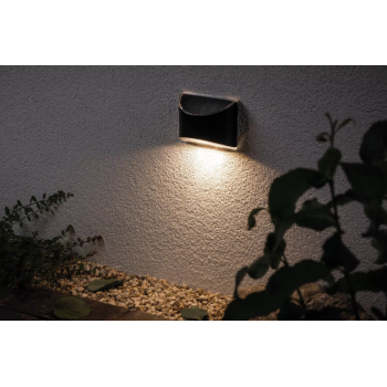 Sieninis Elliot šviestuvas su saulės baterija