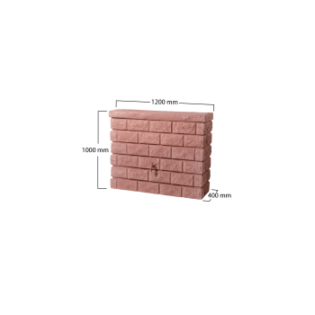 Dekoratyvinė vandens talpa Rocky 400 L
