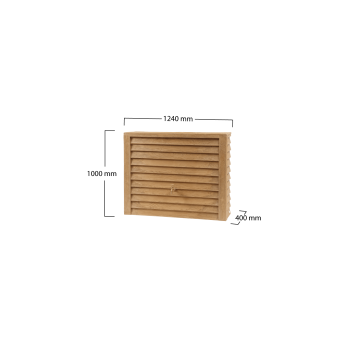 Dekoratyvinė vandens talpa Woody 350 L