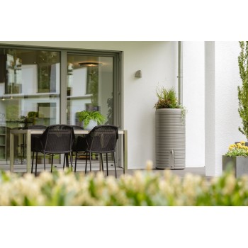 Dekoratyvinė vandens talpa Nordic 2in1, 300L, akmens pilka