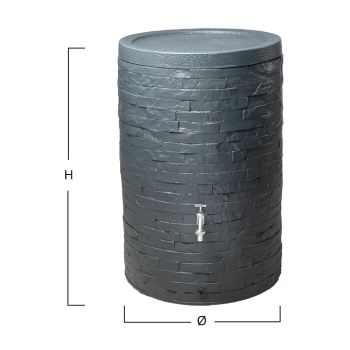 Dekoratyvinė vandens talpa Muro 220 L