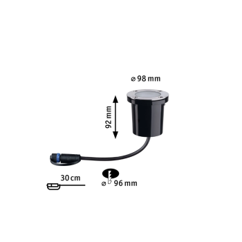 Plug & Shine įleidžiamas šviestuvas 4,5W draugiškas vabzdžiams