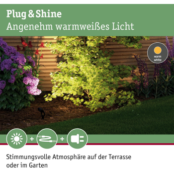 Plug & Shine įsmeigiamų šviestuvų rinkinys Sting 3x6,4W 