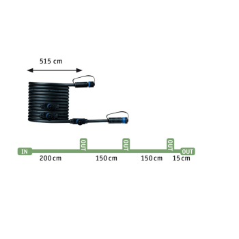 Plug & Shine įsmeigiamų šviestuvų rinkinys Sting 3x6,4W 