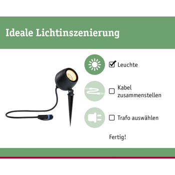Plug & Shine įsmeigiamas šviestuvas Kikolo 6,2W draugiškas vabzdžiams