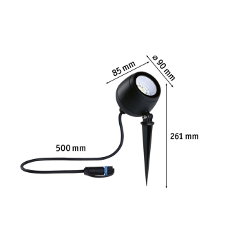 Plug & Shine įsmeigiamas šviestuvas Kikolo 6,2W draugiškas vabzdžiams