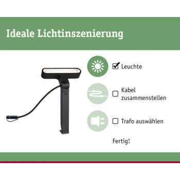 Plug & Shine įsmeigiamas šviestuvas Ito 6W 