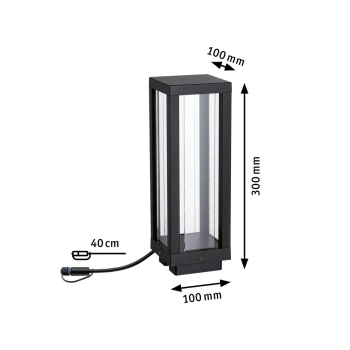 Plug & Shine pastatomas šviestuvas Classic RGBW 2W
