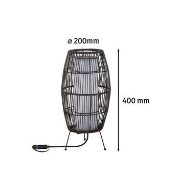 Plug & Shine pastatomas šviestuvas Basket RGBW 3,2W