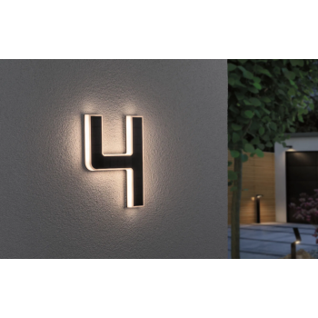 LED namo numerio šviestuvas skaičius 4