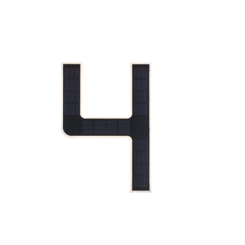 LED namo numerio šviestuvas skaičius 4