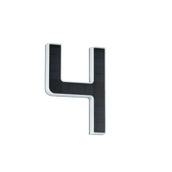 LED namo numerio šviestuvas skaičius 4