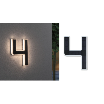 LED namo numerio šviestuvas skaičius 4