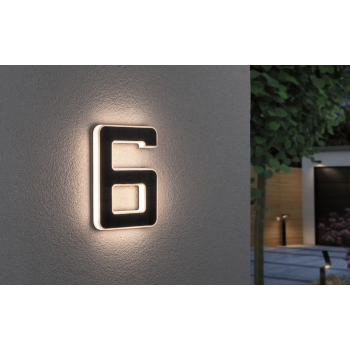 LED namo numerio šviestuvas skaičius 6