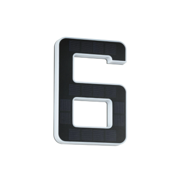 LED namo numerio šviestuvas skaičius 6