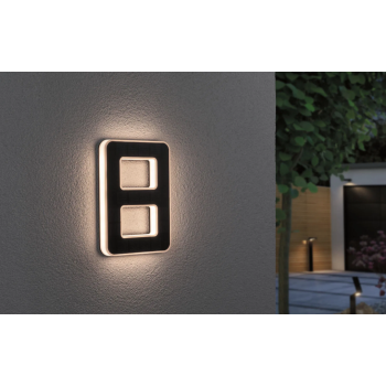 LED namo numerio šviestuvas skaičius 8