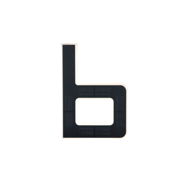 LED namo numerio šviestuvas raidė b