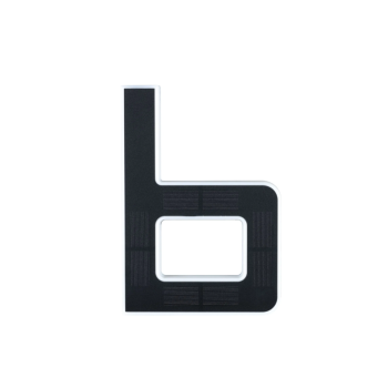 LED namo numerio šviestuvas raidė b