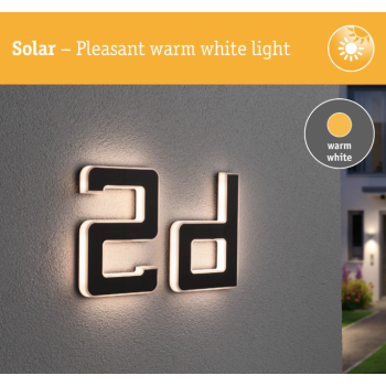 LED namo numerio šviestuvas raidė d