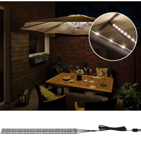 USB LED juosta Parasol 4x40cm