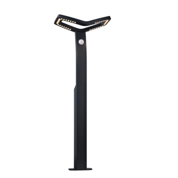 Pastatomas lauko šviestuvas Alara 10W su judesio davikliu