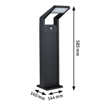 Pastatomas šviestuvas Juntea 11W su judesio davikliu