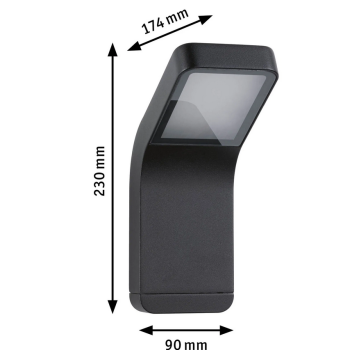 Sieninis šviestuvas Kulma 7,5W