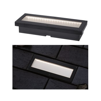 Įleidžiamas šviestuvas Domenic su saulės baterija, 200x80mm