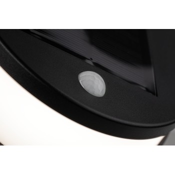 Sieninis šviestuvas Helena su saulės baterija ir judesio davikliu