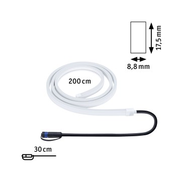 Plug & Shine LED juosta 12W, 2m