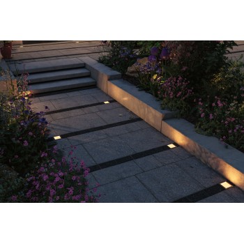 Įleidžiamas šviestuvas Brick 1W draugiškas vabzdžiams, 100x100mm