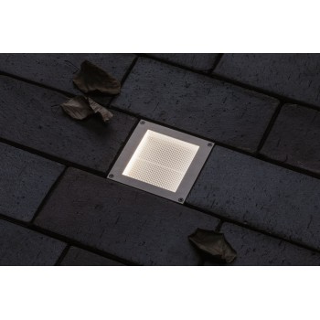 Įleidžiamas šviestuvas Brick 1W draugiškas vabzdžiams, 100x100mm