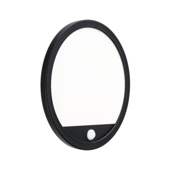 Sieninis šviestuvas Lamina Backlight 14,5W su judesio davikliu, juodos spalvos